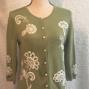 🌸🌺 NWOT  Christopher Banks Cardigan M